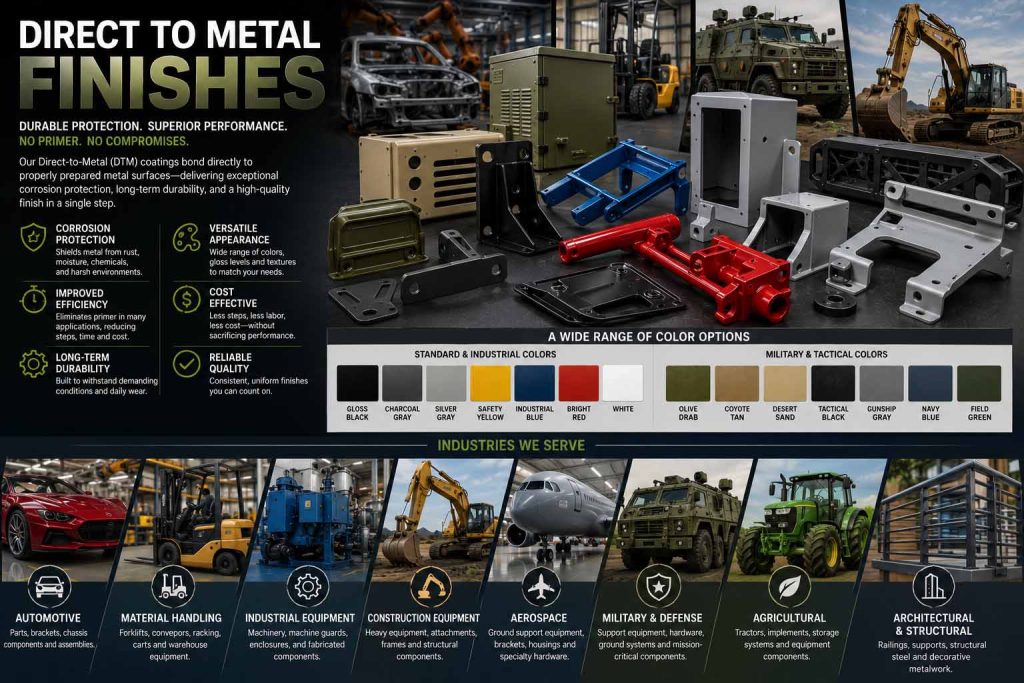 Direct-to-Metal Finishes Industrial Metal Coating Corrosion Protection EPC Environmental Protective Paint Coatings EPC Coatings